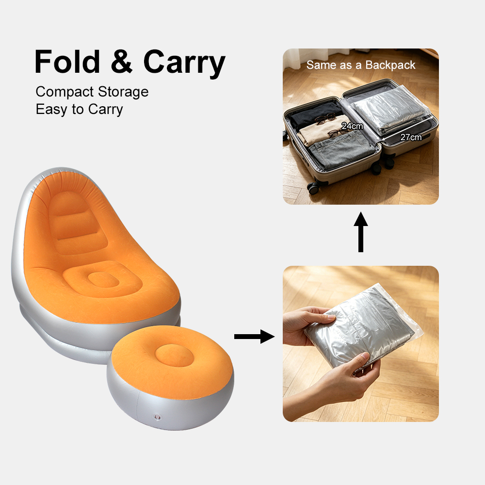 ชุดโซฟาเป่าลมพกพาหลากสี พร้อมท - Home Improvement Furniture บทวิจารณ์และราคา